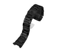 POYNMRE Solid Stainless Steel Strap 22mm 24mm Bracelet Watch Compatible With Tag Heuer Calera Series Accessories Band Silver(Noir,24mm)