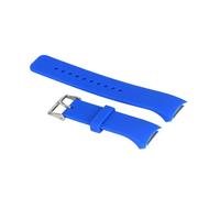 POYNMRE Strap Compatible With Samsung Gear S2 R720 Smart Watch Replacement Silicone Solid Color Bracelet Sport Watchband Compatible With R730 Correa(Dark blue,GEAR S2 R720_L)