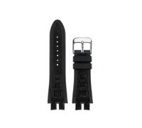 POYNMRE Suede +silicone Rubber Watch Band Compatible With Roger Dubuis Strap EXCALIBUR King Series 28MM Watchband Bracelet Blue Red Bracelet(Black c silver)