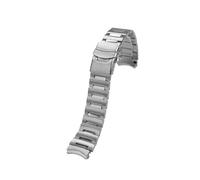 POYNMRE Suitable Compatible With Seiko Watch Strap Small Monster SRPD25/SRPH75K1 Solid Precision Steel Bracelet Special Accessories 20mm(Silver)