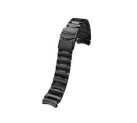 POYNMRE Suitable Compatible With Seiko Watch Strap Small Monster SRPD25/SRPH75K1 Solid Precision Steel Bracelet Special Accessories 20mm(Noir)