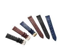 POYNMRE Ultra-thin Crocodile Leather Watch Strap 12 13 16 18 19 20mm Compatible With Longines L4 L2 La VC MIDO Cartier Grande Men Women Band(Purple Green,18mm)