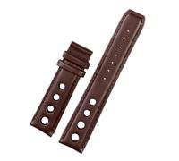POYNMRE Watch Strap Compatible With Tissot 1853 T91 Motorsport Series PRS516 T044 Genuine Leather Men's Waterproof Bracelet 20mm(Brown no buckle)