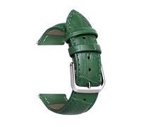 Poyuad 12mm-24mm Leather Strap, Bamboo Crocodile-Grained Men's Strap, Adjustable and Interchangeable Accessories,19mm