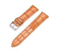 Poyuad 20cm Long, 12-26 mm Wide, Leather Watch Strap with Quick-Release Mechanism, Universal Replacement Watch Strap,19mm