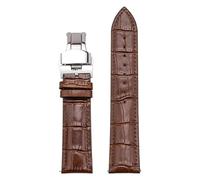 Poyuad 20cm Long, 12-26 mm Wide, Leather Watch Strap with Quick-Release Mechanism, Universal Replacement Watch Strap,12mm