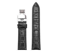 Poyuad 20cm Long, 12-26 mm Wide, Leather Watch Strap with Quick-Release Mechanism, Universal Replacement Watch Strap,14mm