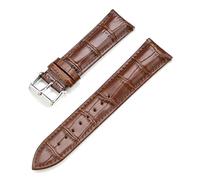 Poyuad 20cm Long, 12-26 mm Wide, Leather Watch Strap with Quick-Release Mechanism, Universal Replacement Watch Strap,12mm