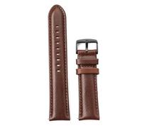 Poyuad 20cm Long, 18-24mm Wide, Quick-Release Leather Strap with a Vintage-Style Quick-Release Feature, Easy To Install for a Universal Watch.,Coffee,22mm
