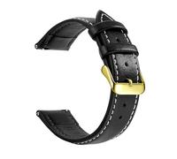 Poyuad 20cm Long, Leather Strap, Quick-Release Design, 18-22mm Wide, Unisex, Durable, Suitable for Everyday Wear.,18mm