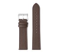 Poyuad 20cm Long, Men's Leather Strap, 18-22mm Wide, Equipped with Quick-Release, Hand-Painted Palm Print, Textured Strap,22mm