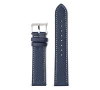 Poyuad 20cm Long, Men's Leather Strap, 18-22mm Wide, Equipped with Quick-Release, Hand-Painted Palm Print, Textured Strap,22mm