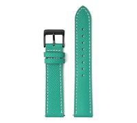 Poyuad 20cm Long, Men's Leather Strap, 18-22mm Wide, Equipped with Quick-Release, Hand-Painted Palm Print, Textured Strap,20mm