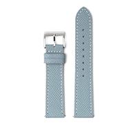 Poyuad 20cm Long, Men's Leather Strap, 18-22mm Wide, Equipped with Quick-Release, Hand-Painted Palm Print, Textured Strap,20mm