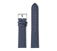 Poyuad 20cm Long, Men's Leather Strap, 18-22mm Wide, Equipped with Quick-Release, Hand-Painted Palm Print, Textured Strap,18mm