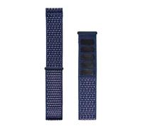 Poyuad 20mm 22mm 20cm Length Quick Release Elastic Nylon Watch Band - Adjustable Hook and Loop Strap for Comfortable Wearing,Astral Blue,22mm