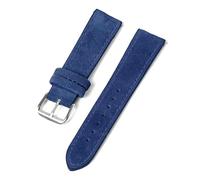 Poyuad Men's Suede Strap, Vintage Hand-Stitched Strap, 18-24mm Wide, Soft Texture, Suitable for Everyday Wear.,19mm