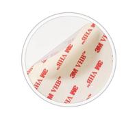 Poywaze 1 Pack - Clear Acrylic Adhesive Disk - 1 Sided Sticky Pad for Mounting Suction Cups