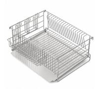 Poywaze Foldable Dish Drainer Rack, SUS304 Stainless Steel