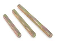 Pozaqutar 3-Pack Door Handle Spindle Bars for UPVC Windows and Doors, 8mm x 90mm/100mm/130mm Galvanised Steel Replacement Shafts