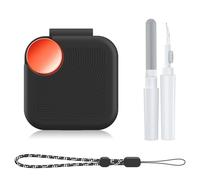 POZCIS for CMF Buds/CMF Buds 2a Case with Cleaner Kit, Anti-Scratch Shockproof Silicone Protective Case with Lanyard Accessories,Front LED Visible(Black)