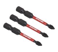 Pozi #1 Impact Power Tool Bits 50mm - 3pc