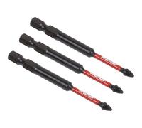 Sealey Pozi #1 Impact Power Tool Bits 75mm - 3 Piece