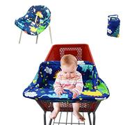 Pozico Baby Shopping Cart Cover, Universal Toddler Shopping Cart Protective Cover and High Chair Cover, Suitable for Most Shopping Cart and Restaurant High Chair, Machine Washable (Dinos)