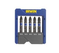 Pozidriv Impact Screwdriver Pocket Bit Set, 5 Piece Irwin Multi One Size