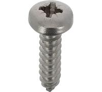 Pozidrive Pan Head Screw Cylinder Head 4.8 mm x 19 mm, DIN 7981, Stainless Steel, Pack of 15