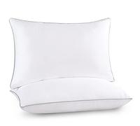 Pozino Bed Pillows for Sleeping 2 Pack - Standard Size Cooling Pillows Set of 2 for Side Back and Stomach Sleepers, Down Alternative Filling Luxury Soft Supportive Plush Pillows (Standard)