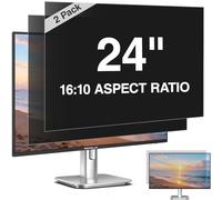 Pozlle 2 Pack 24 Inch Computer Privacy Screen for 24" 16:10 Monitor | 519 x 325 mm, Anti Spy, Anti Glare, Blue Light Blocking Film, PC Protector Filter, Removable Screen Privacy Shield