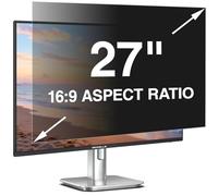 Pozlle 27 Inch Computer Privacy Screen Filter for 27" 16:9 Aspect Ratio (598 x 337 mm) Monitor, Anti Spy Anti-Glare Blue Light Blocking Screen PC Protector Film, Removable Screen Privacy Shield