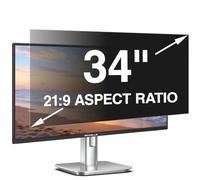 Pozlle 34 Inch Computer Privacy Screen Filter for 34" 21:9 Monitor | 794 x 340 mm, Anti Spy, Anti Glare, Blue Light Blocking, PC Protector Film, Removable Screen Privacy Shield