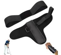 pozuauoa 2 Pack Golf Training Aids, Adjustable Golf Wrist Trainer Black Final Putt Wrist Trainer, Golfs Wrists Training Aid for Posture Correction Swing Practice Assistance Beginner