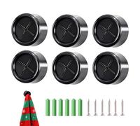 pozuauoa 6 Pcs Self-Adhesive Tea Towel Holders Push and Grip, Round Kitchen Hooks for Tea Towels, Stick on Round Wall Mount Hooks for Bathroom Home and Kitchen, No Drilling Required