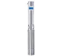 Pozzani Submersible 4" Borehole / Well / Tank Multi Stage Impeller Pump 0.75Kw 220V 40Mts Cable