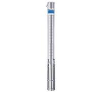 Pozzani Submersible 4" Borehole / Well / Tank Water - Stainless Steel Multi Stage Impeller Pump 1.5Kw 220V 40Mts Cable