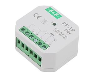 PP-1P-230V relay: installation in socket 230VAC SPDT IP20