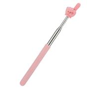 PP,204 Stainless Steel,Macaron-colored Children's Reading Guide Stick With Adjustable Length,Suitable For Classroom Teaching,Performances,Demonstrations And Other Occasions. (Pink)