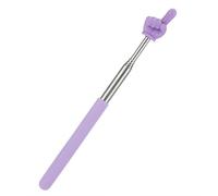 PP,204 Stainless Steel,Macaron-colored Children's Reading Guide Stick With Adjustable Length,Suitable For Classroom Teaching,Performances,Demonstrations And Other Occasions. (Purple)