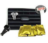 pp-a01 Elephant Fine English Pewter on a Car Van Vent Clip Air Freshener