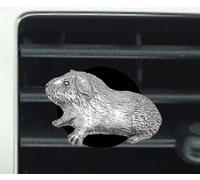 pp-a28 Guinea Pig Fine English Pewter on a Car Van Vent Clip Air Freshener