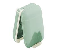 PP & ABS Pill Organisers - 9x6x2cm Medicine Box, Portable Travel Pill Case with Sealed Moisture Proof Compact Storage, Mini Dispenser Fits Purse for Supplements & Daily Travel