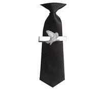 pp-b09 Eagle fine English pewter design on a Crocodile Clip Tie Clip 4cm