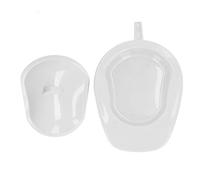 PP Bedpan, Mellow Ergonomic Patient Bedpan Portable for Pregnant Woman for Home Bedroom White