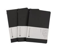 PP Binder Covers 3 Pack A5 A6 B5 Loose Leaf Binder Cover Round Ring Binder Protector 6-Ring 9-Ring Refillable Notebook (Inner Paper Not Included) (Black 3 Pack, A6)