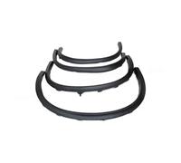 PP Black Car Side Wheel Arch Fender Flares Mudflap Trims Compatible For BMW E70 X5 SUV 4 Door 2007-2013 / F15 X5 SUV 4 Door 2014-2016(E70 X5 SUV)