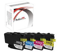 PP Compatible LC3235XL Ink Cartridges Replacement for Brother LC3235 XL for DCP-J1100DW MFC-J1300DW Printers, High Yield Multipack (Black, Cyan, Magenta, Yellow), 4-Pack