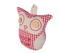 PP Cotton and Fine Sand Owl Fabric Door Stopper Stable Placement | Friendly Cartoon Design for ’s Rooms and Nurseries, Safe on Wood and Tile Floors, Easy to Reposition